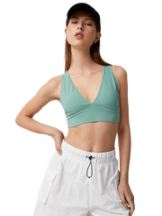 Crossback V-Neck Bralette Top