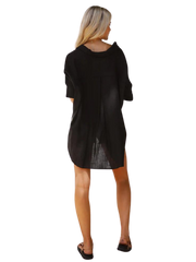 Extended Back Oversized Shirt