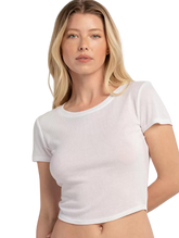 Ribbed Women's Baby T-Shirt