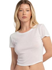Ribbed Women's Baby T-Shirt
