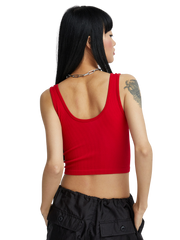 Ultra-Cropped U-Neck Cami Top