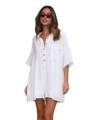 Relaxed Collared Playsuit