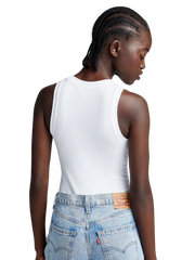 Solid Raglan Bodysuit White