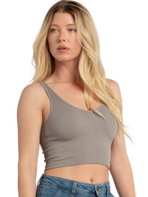 Seamless V-Neck Rib Tank