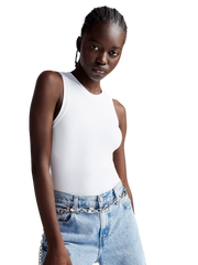 Solid Raglan Bodysuit White