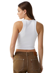 Ribbed Racerback Tank Top