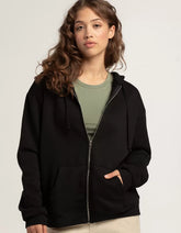 Swarona Full-Sleeve Zip-Front Hoodie For Women