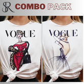 VOGUE COMBO TEE- (Lubei & Hongyifu Princess)