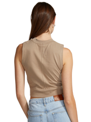 Twisted Cropped Cami Top