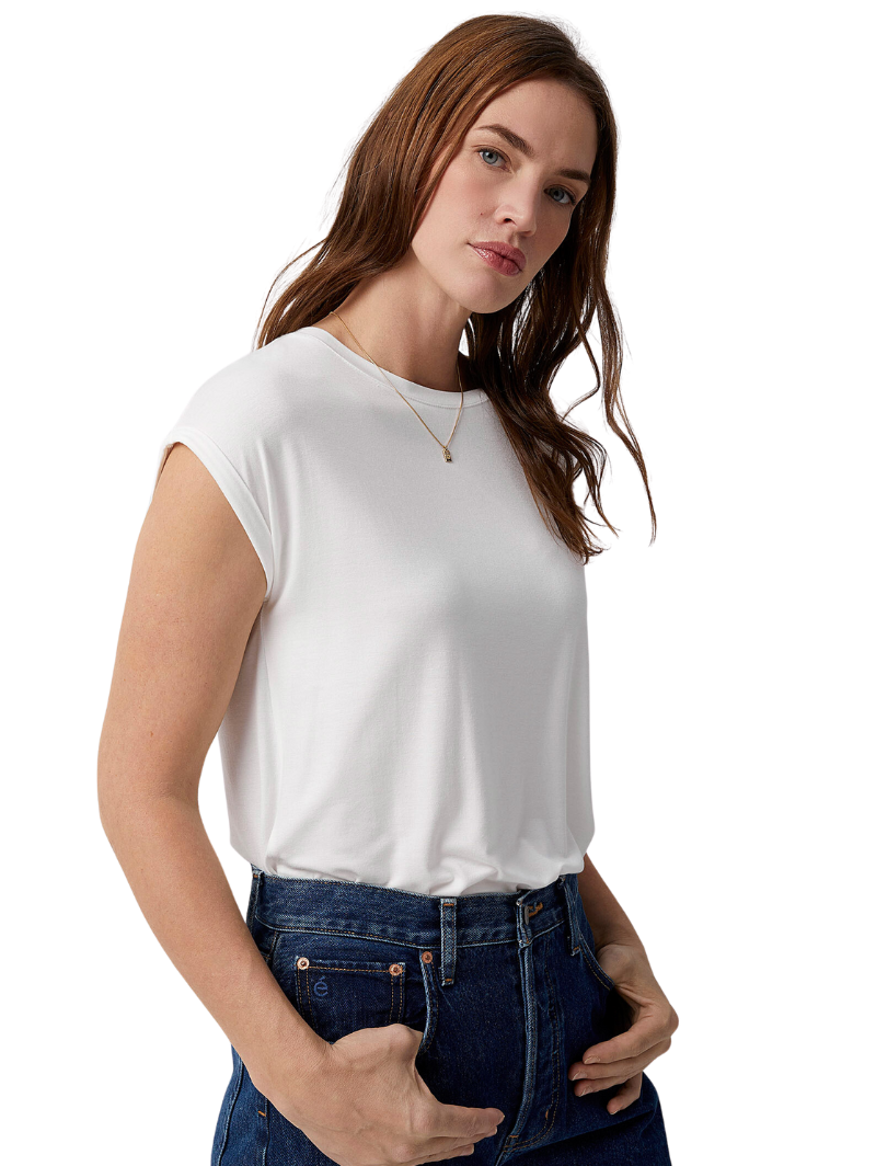 Cuffed Sleeve T-Shirt