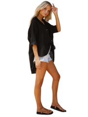 Extended Back Oversized Shirt