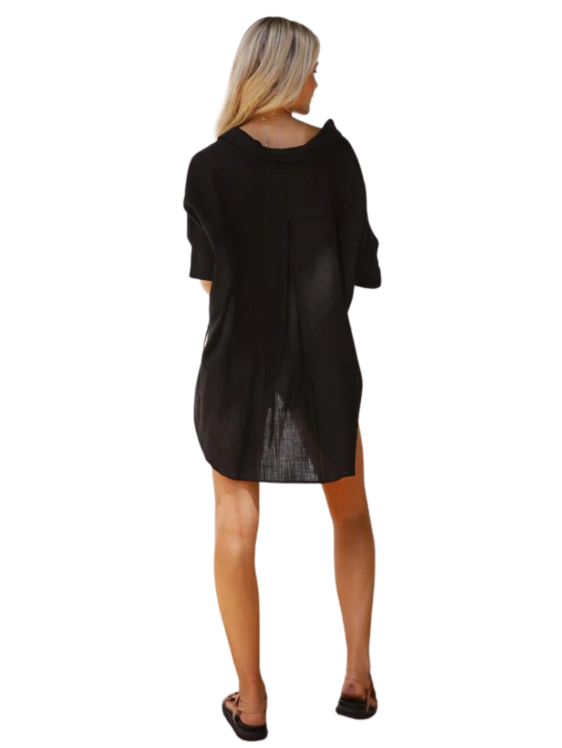 Extended Back Oversized Shirt