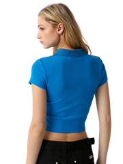 Mini Polo Crop Top