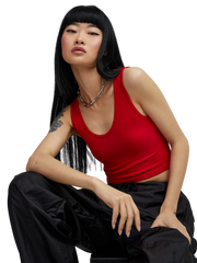 Ultra-Cropped U-Neck Cami Top