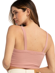 Narrow Strap Square Neck Tank