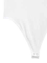 Solid Raglan Bodysuit White