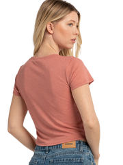 Ribbed Women's Baby T-Shirt