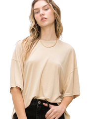 Drop Shoulder Oversized Tee