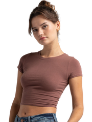 Women's Fitted Short-Sleeve Baby Tee