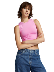 Sleeveless Cropped Tank Top