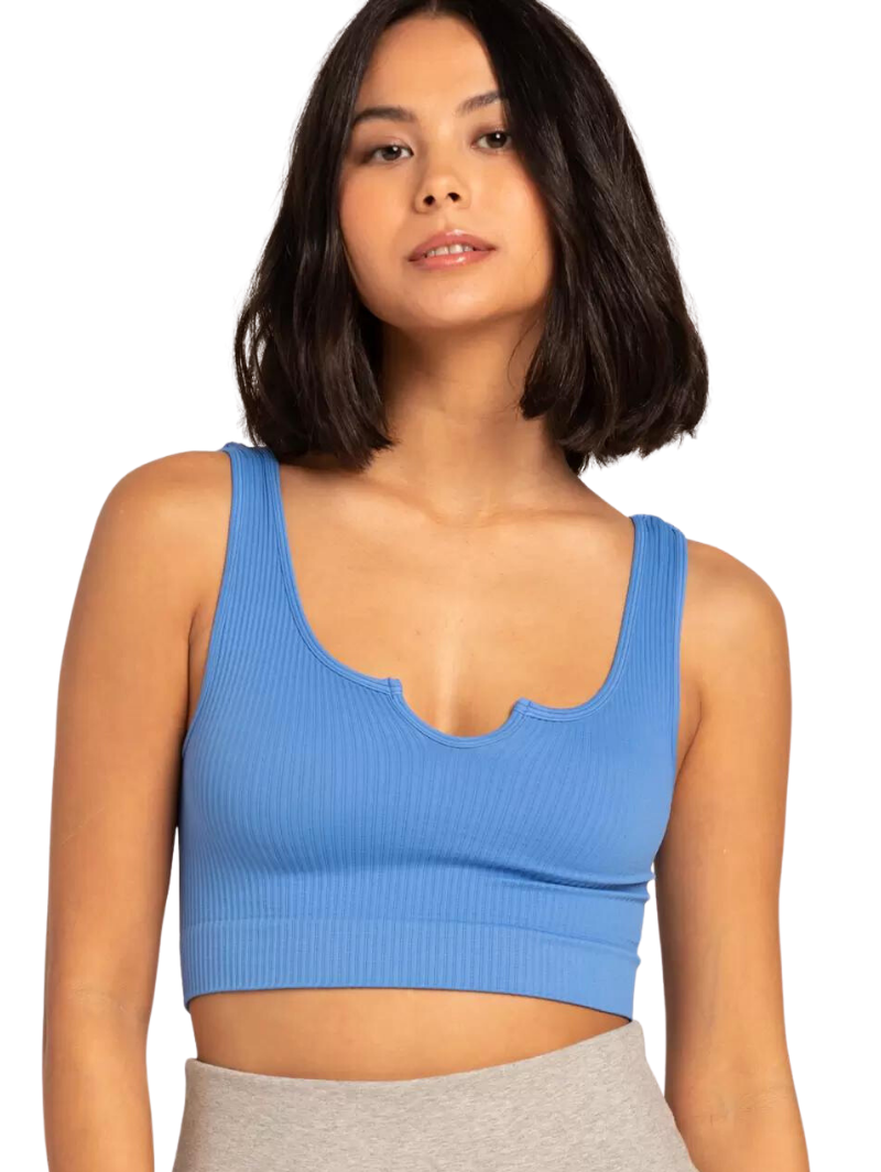 Seamless Ribbed Notch-Cut Tank