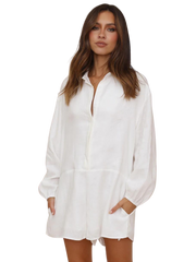 Balloon Sleeve Playsuit