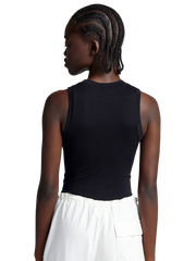 Solid Raglan Bodysuit Black