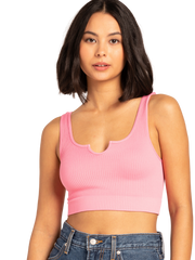 Seamless Ribbed Notch-Cut Tank