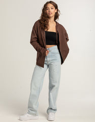 Swarona Full-Sleeve Zip-Front Hoodie For Women