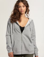 Swarona Full-Sleeve Zip-Front Hoodie For Women