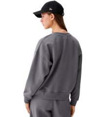 Steel Grey Oversized fleece sweatshirt