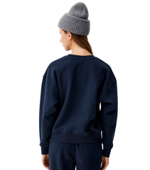 Navy Blue Oversized fleece sweatshirt