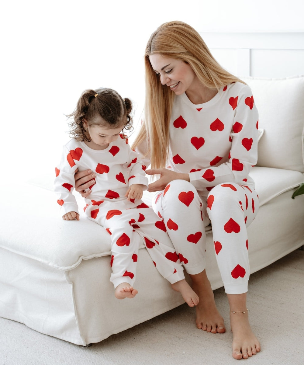 Matching Mother and Child Pajama Set