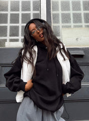 Swarona Oversized Fit Hoodie with Kangaroo Pockets