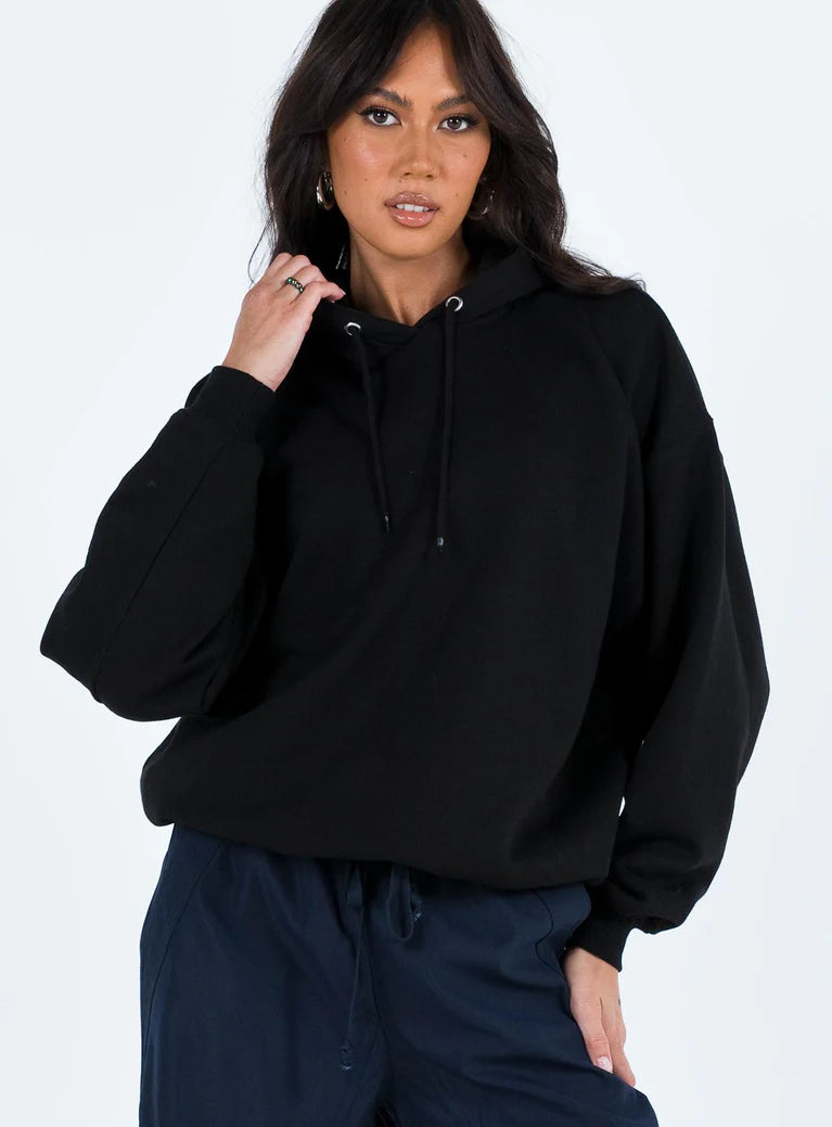 Swarona Oversized Fit Hoodie with Kangaroo Pockets