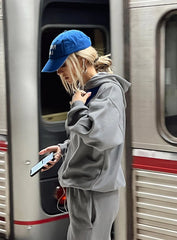 Swarona Oversized Fit Hoodie with Kangaroo Pockets