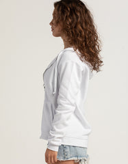 Swarona Full-Sleeve Zip-Front Hoodie For Women