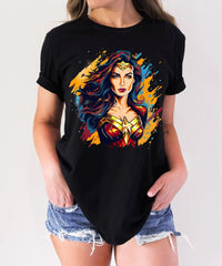 Women's Super Hero Vintage T-Shirt