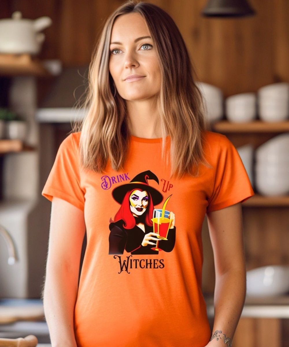 Drink Up Witches Halloween T-Shirt