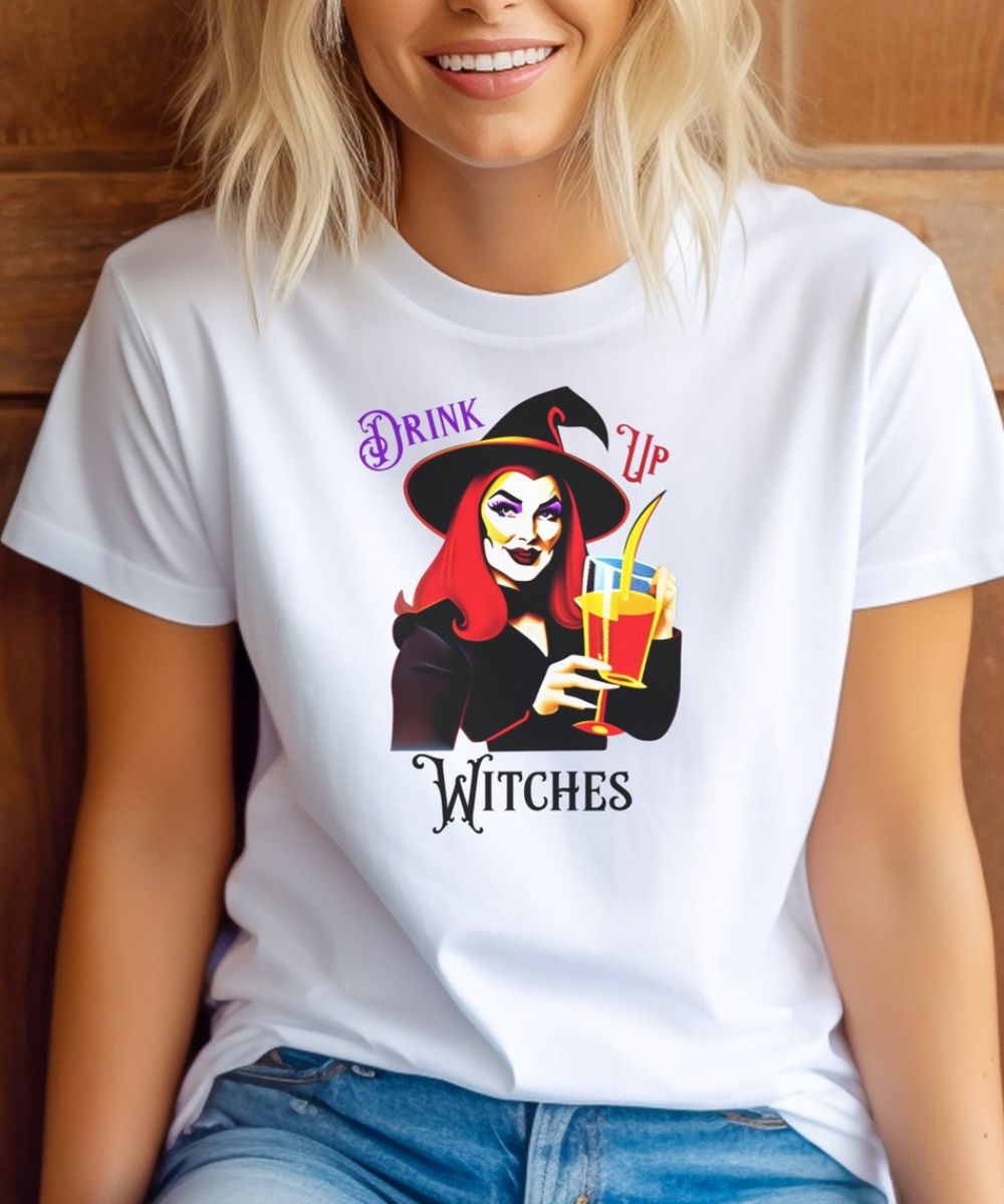 Drink Up Witches Halloween T-Shirt