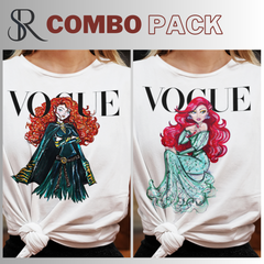 VOGUE COMBO TEE- PACK OF 2