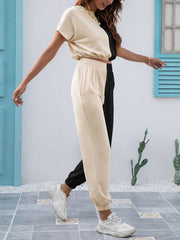 Black White Two Color Co ords Set